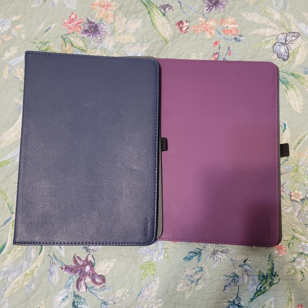 Tablet Cover Set - Blue and Purple. Fits Samsung And Apple